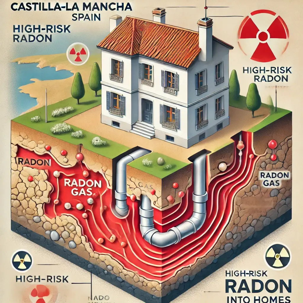 Radón en Castilla la Mancha